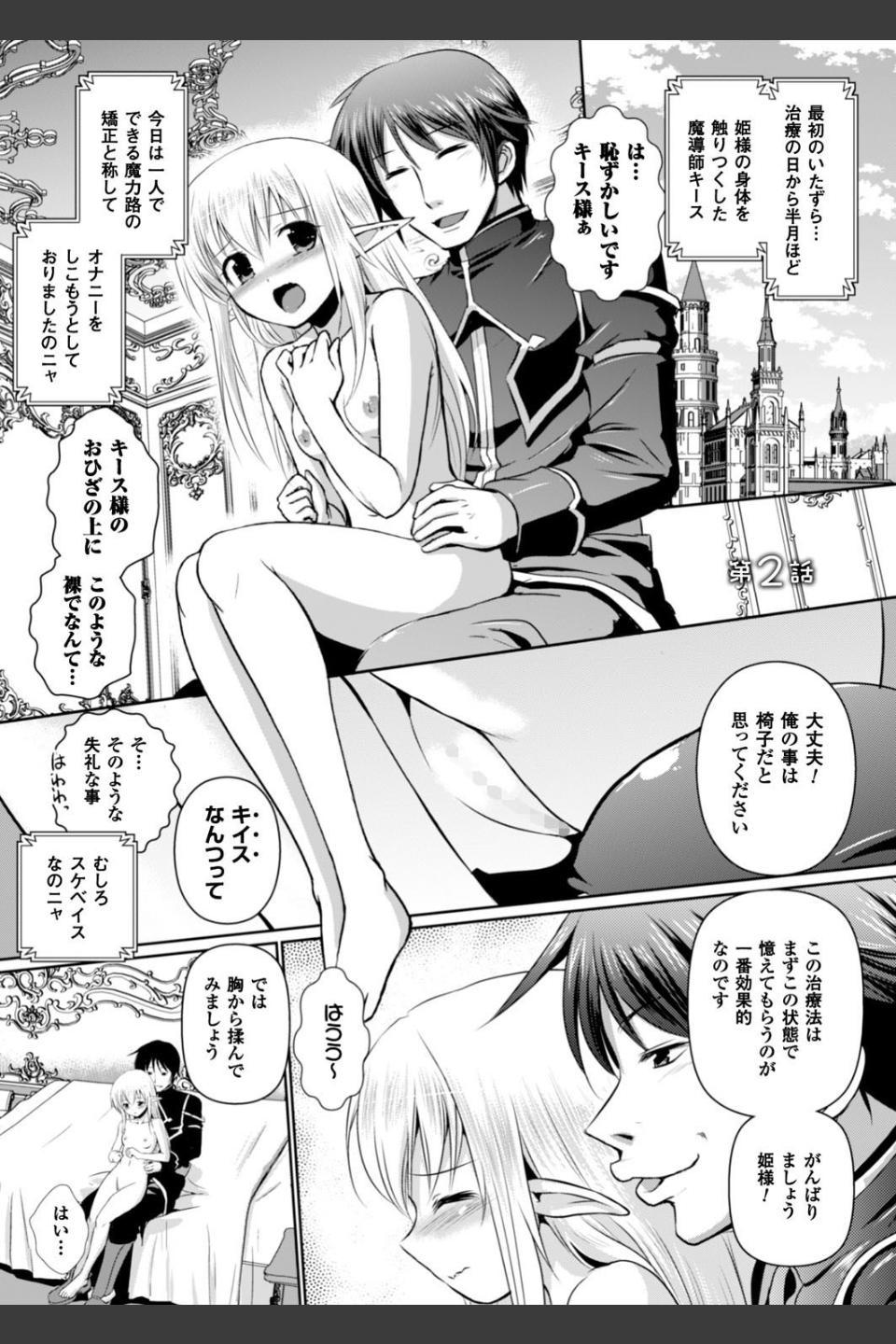 エルフの国の宮廷魔導師になれたので姫様に性的な悪戯をしてみた THE COMIC