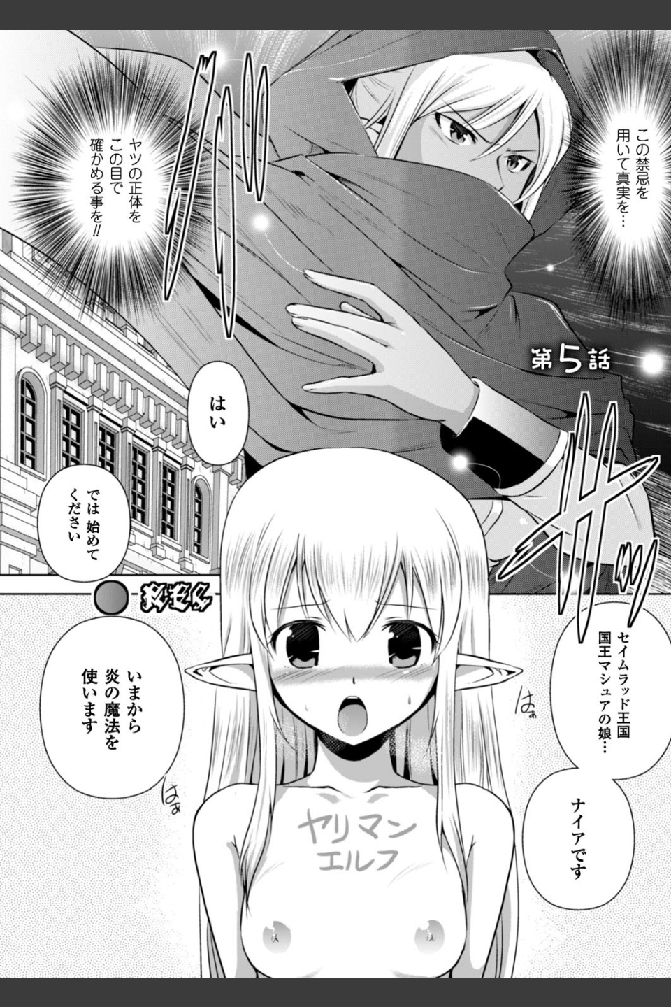 エルフの国の宮廷魔導師になれたので姫様に性的な悪戯をしてみた THE COMIC