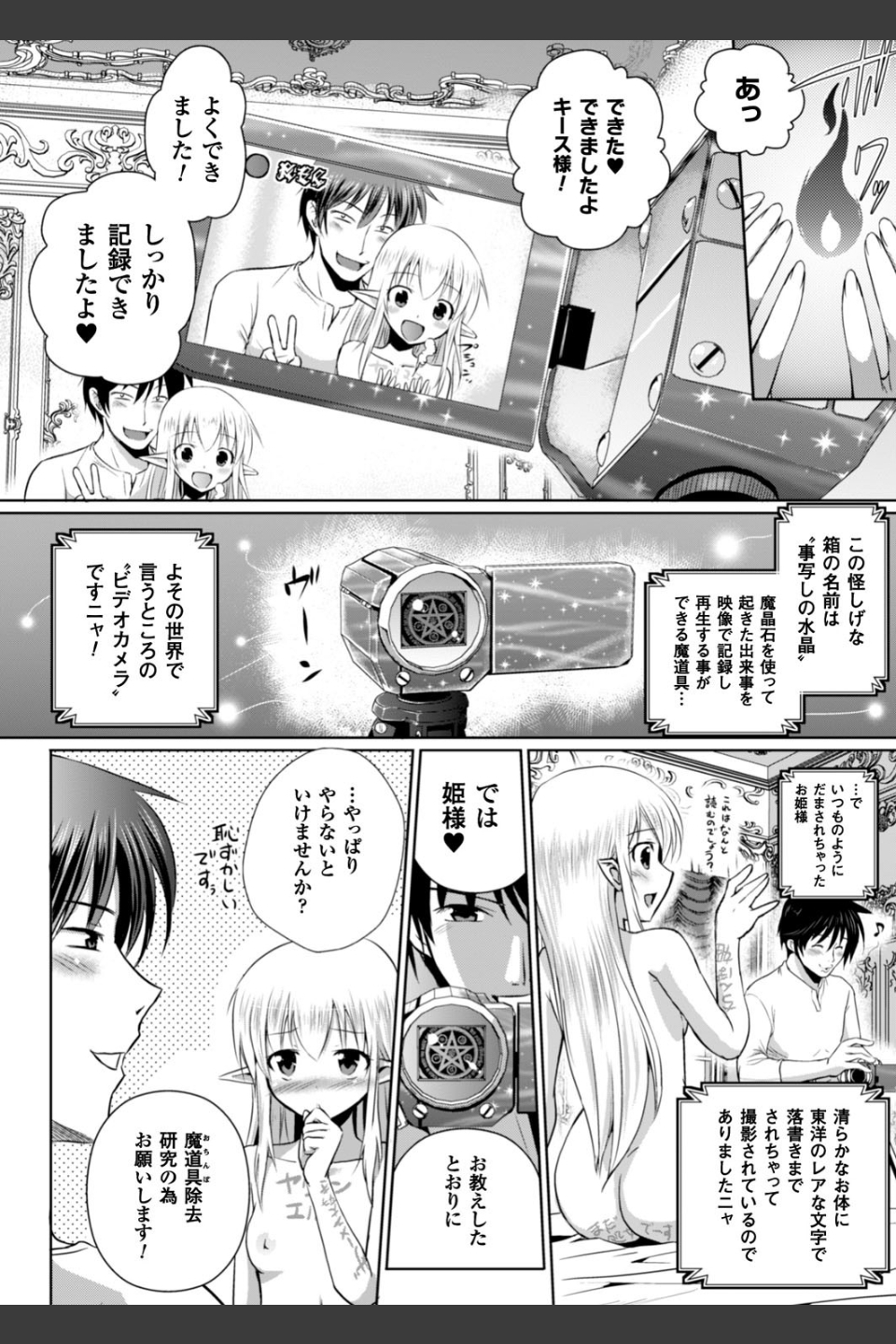 エルフの国の宮廷魔導師になれたので姫様に性的な悪戯をしてみた THE COMIC